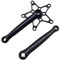 YHAILI 170mm Black Crank Arm Replacements For Mountain Bicycles Aluminium Alloy Direct Mount Crank Arm Set Bicycles Crank Arm