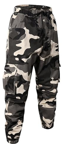 Mymyguoe Cargohose Herren Camouflage Military Wandern Pants Militärhose Combat Paintball Hose Stretch Arbeitshosen Jogginghose Ranger Hose Tactical Hose Mit Vielen Taschen Wanderhose