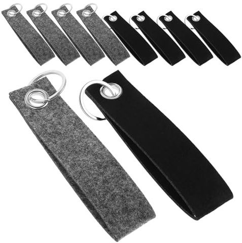 TOGEVAL Schlüsselanhänger-Sets 30 Stück Blanke Schlüsselanhänger Aus Filz Kette Zum Aufhängen Aus Filz Einzigartiger Und Stilvoller Schlüsselanhänger Zur Personalisierung