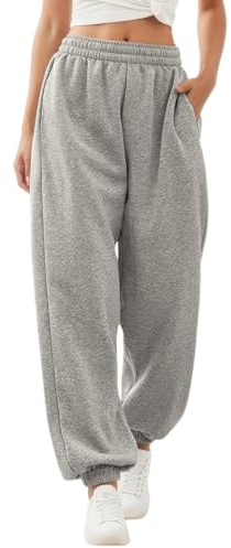 Neteson Jogginghose Damen Lang Sporthose Baggy Sweathose Freizeit Casual | Trainingshose Loose Sweatpants Hip Hop Laufhosen Locker Trainingsanzug