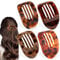 4 fermagli per capelli da donna, fermaglio piatto da donna, clip piatta per capelli, forte tenuta laterale,Mollette Capelli Donna,Pinze per Capelli con Design Curvo per Sdraiarsi, per Donne e Ragazze