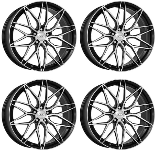 4x Dotz Felgen Suzuka dark 8.0Jx18 ET48 5x114.3 kompatibel mit KIA Carens Ceed E-Soul Niro Optima Pro Ceed Proceed Soul Sportage