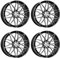 4x Dotz Felgen Suzuka dark 8.0Jx18 ET48 5x114.3 kompatibel mit KIA Carens Ceed E-Soul Niro Optima Pro Ceed Proceed Soul Sportage
