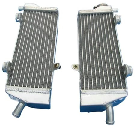 QIUYMGFG Radiateurs Moto Radiateur Moteur Convient pour KTM 4 Stroke EXC 450/500/530 2009-2014 2010 2011 2012 2013 Radiateur en Aluminium