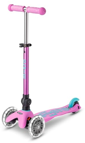Micro, Mini Micro Deluxe Foldable LED, 3-Rad-Kinderroller, 2–5 Jahre