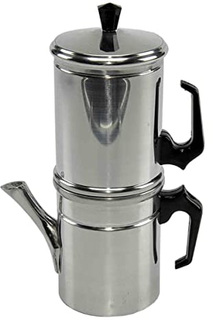 ILSA Cafetière napolitaine en aluminium 6 tasses cafetières moka et joints