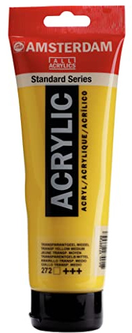 Amsterdam Standard Series Acrylic Tube 250 ml Transparent Yellow Medium 272 (17122720)