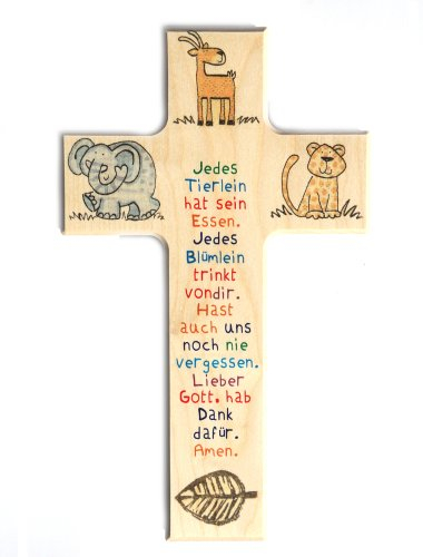 Neumeyer Kinderkreuz, Holz, natur, 20 x 12 x 2,5 cm