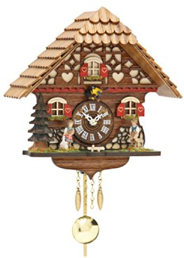 Trenkle Kuckulino Schwarzwalduhr mit Quarzwerk und Kuckuckruf TU 2054 PQ