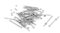 sourcing map 30 Stk M2x30mm Edelstahl Sechskantschlüssel Rändelschrauben Schrauben Muttern DE de