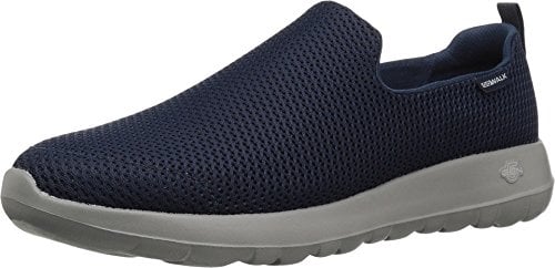 Skechers Go Walk Max-Athletic Air Mesh Slip on Walking Shoe, Scarpe da Ginnastica Uomo, Blue Navy Gray, 48.5 EU