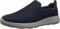 Skechers Go Walk Max-Athletic Air Mesh Slip on Walking Shoe, Scarpe da Ginnastica Uomo, Blue Navy Gray, 48.5 EU
