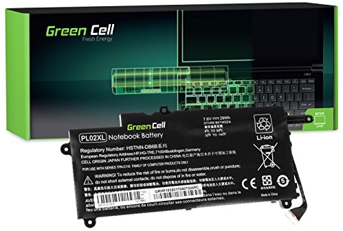 Green Cell PL02XL 751875-001 751681-421 HSTNN-DB6B HSTNN-LB6B Laptop Akku für HP Pavilion x360 11-N001NG 11-N003NG 11-N070EG 11-N072NG 11-N077NG 11-N078NG HP x360 310 G1