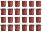 Lot de 100 Pots de Fleurs en Plastique pour semences de Plantes - pour la Maison, la, Le Jardin (90 mm)