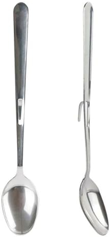 Lot de 2 Cuillères à Confiture Marmelade 19cm Gris