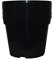 Muddy Hands Pack of 10 Black Plastic Plant Pots Outdoor Garden Round Nursery Herb Flower Planters (1 Litre)