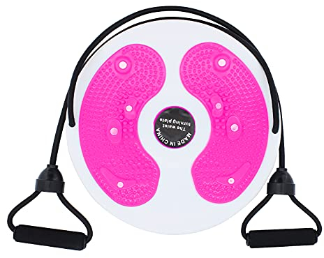 ShawFly Twist Waist Disc Board Taille Abnehmen Fitness Multifunktionale Massage Fußsohle Home Fitnessgeräte (Rot)