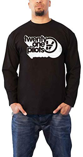 Twenty One Pilots T Shirt Vessel Vintage Nue offiziell Herren Schwarz Long L