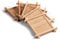 XXXXW sous-bocks 4pcs Thé Accessoires Tasse à café Boissons Outils Tasse de Bambou Tasse Tap Tasse Table Table Places de Table Coaster Handmade Cuisine Produit sous-Verres (Color : 4 Pcs)
