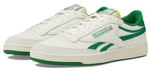 Reebok Club C Revenge Damen-Sneaker, Kreide/WeiÃŸ/Glen-Grün, 42.5 EU