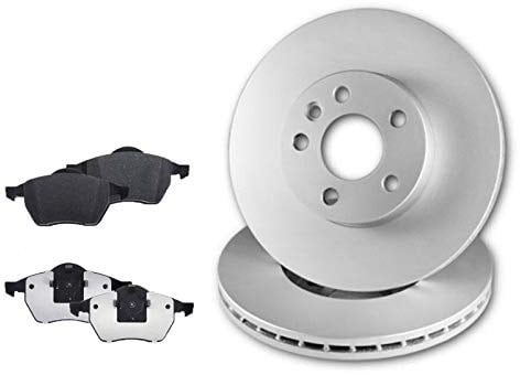 BOSCH 2 Bremsscheiben belüftet + Bremsbeläge passend für Nissan Micra 3 K12