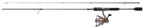 Mitchell Traxx MX2 Lure Spinnruten und Rollen Combo - Raubfisch Setup - Hecht, Barsch, Zander, Forelle, Grey, 2.13 m |2-10 g