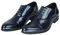 Scarpe Uomo Class Blu/Nero Lucido Vernice Eleganti Cerimonia (#A3 Blu Scuro, Numeric_40)