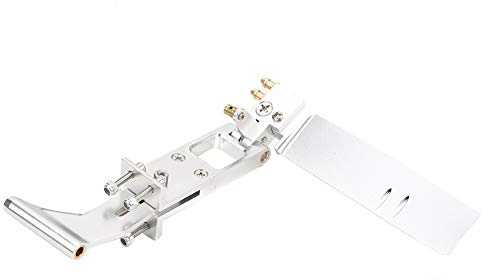 Jacksing Ensemble de gouvernail de Bateau RC, Arbre Flexible résistant à l'usure gouvernail de Bateau RC 110 mm avec Support pour Bateau RC