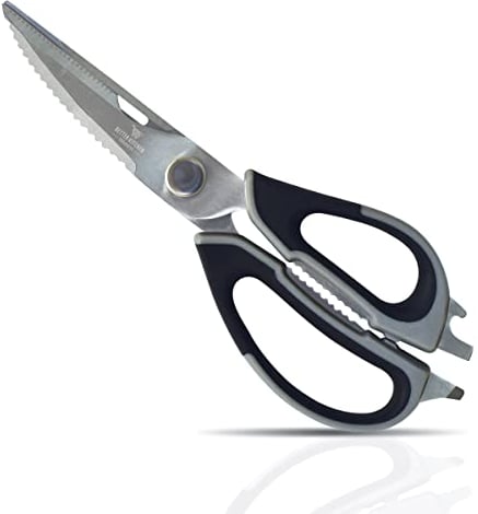Better Kitchen Products 9 Premium Kitchen Shears with Detachable Blades, Stainless Steel, All Purpose Come Apart Utility, Heavy Duty Kitchen Scissors, Meat Scissors, Poultry Shears