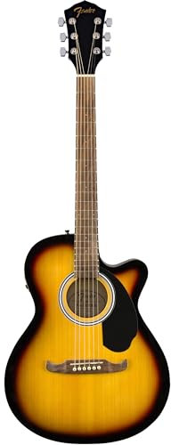 Fender FA-135CE Sunburst - Westerngitarre, Inklusive kostenloser virtueller Kurse auf Fender Play