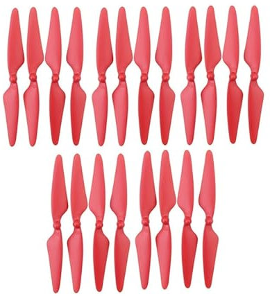 ANKAAD Zubehör für Drohnen Propeller for Hubsan H501S H501A H501C H501M F17 F100 MJX B3 Bugs 3 D85 EX2H B2C B2W B2 Bugs 2W Bugs 2 D80 F18 F200SE HS700 (Size : 20PCS Red)