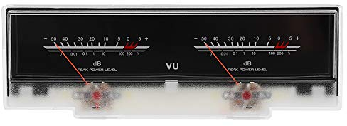 P-78WTC-OG VU-Pegelmesser Dual-Header DB-Stereo-Audiotester Hochpräzise Leistungsverstärker-Signalpegelmesser mit Hintergrundbeleuchtung für DIY-Car-Audio-Transformation