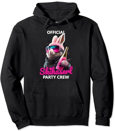 Skifahren Official Skihaserl Party Crew | Apres-Ski Pullover Hoodie