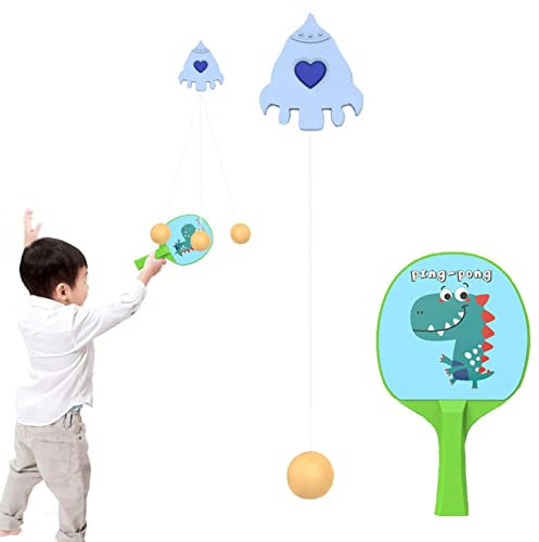 Tischtennis-Set zum Aufhängen für den Innenbereich, Tischtennis-Trainings-Set zum Aufhängen, Tischtennisbälle, Training, Sparring-Gerät für Kinder und Erwachsene Youding
