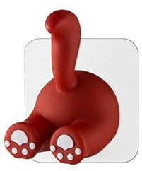 Gancio per la casa Gancio da parete con coda di animale carino Appendiabiti Appendiabiti da cucina Appendiabiti da bagno Appendiabiti da parete Gancio in plasticaCinasa