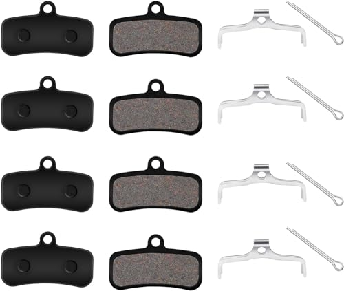 4 Paare Halbmetall Fahrrad Scheibenbremsbeläge für D03S D02S Saint BR-M810 M820 Zee M640 XTR-M9120, Deore XT BR-M8020,BR-MT420 Tektro HD M745 735 725 750 TRP,SL,Slate T4,G-Spec Quadiem
