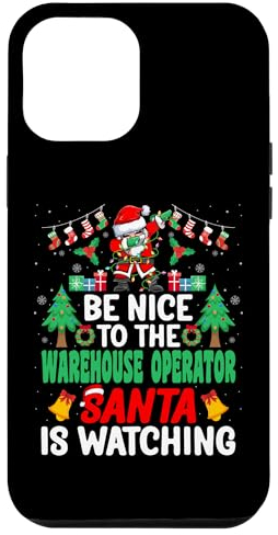 Hülle für iPhone 14 Pro Max Be Nice to the Warehouse Operator Santa - Christmas