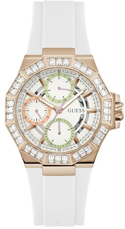 GUESS Damen Uhr Armbanduhr Selene Silikon