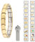 Paffartt Italian Charms Bracelet Sets for Man Woman Removable Classic Stainless Steel 9mm Module Links with Opening Tools Hand Painted for DIY Fashionable Jewelry Gifts