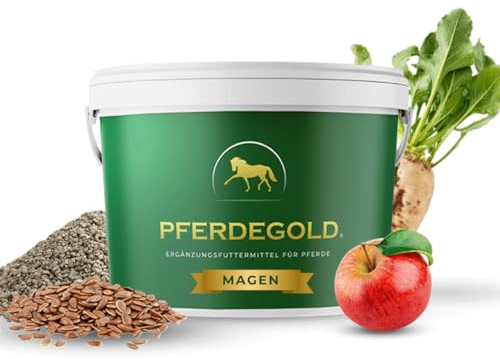 Pferdegold Verdauungsglück 1,5kg - Pferde Pellets mit Prä- & Probiotika - Diät-Ergänzungsfuttermittel für alle Pferderassen - Dopingfrei - Made in Germany