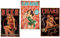 GLOBLELAND 3 Stück Pin Up Frauen Metallschild Set Bier Zigarre Karaoke Frau Metallschilder 12x8in/30x20cm Kunsttafel Poster Wanddekoration Für Bar Club Kneipe Saloon