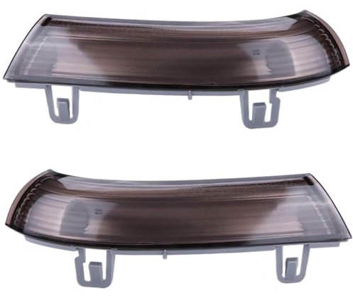 Twowinds Blinker Rückspiegel Kompatibel mit VW Golf 5, Jetta, Passat, Rabbit, Seat Alhambra, Skoda Superb, Rechte Tür, Linke Tür (beide Seiten) 1K0949101, 1K0949102 Spiegelblinker (Set von 2, Getönt)