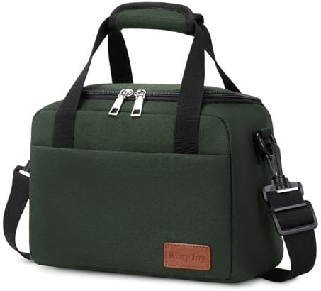 Riley Joy - Bolsa Térmica Portátil para Pícnic 8,5 L, Impermeable, Aislada con Ajustable Bandolera, Bolsa isotérmica Plegable para Niños y Adultos