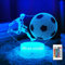 Yulado Football Forme Lampe 3D,cadeaux de décoration de chambre pour garçons et filles
