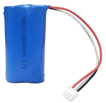 Batterie Au Lithium 3000 Mah Avec XH2.54, Batterie Rechargeable 3.7V, Batterie Au Lithium 18650, Pour Outils Électriques, Alimentation Mobile, Lampe De Poche, Jouets, etc