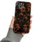 Reownest Case for iPhone 14 with Cute Fashion Cool Amber Aesthetic Design Simple Case for Soft Slim Protective Shockproof Phone Cover for iPhone 14 -Brown
