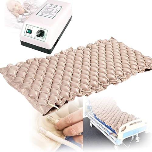 Anti-Dekubitus-Matratzenauflage Mit Pumpe, Meridian-Wechseldruckmatratze – Durchblutungsfördernde Atmungsaktivität, Einstellbarer Luftdruck, Für Gelähmte Alte Menschen