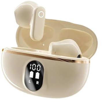 ENC Noise Reduction Bluetooth Earphones Bluetooth 5.4 Headphones With Headset Display LED Stereo Earbuds bluetooth Playtime Stereo, Display, Display, Display, Bluetooth 5.3 LED 40H earbuds Pho