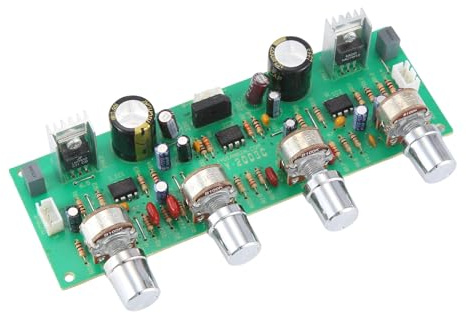 Orolotay 12V NE4558 HiFi Preamp Tone Board VorverstäRker Platine mit HöHen LautstäRke Regler