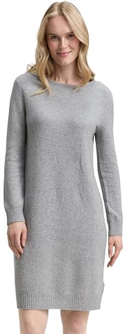 Tom Tailor Damen 1048321 Strickkleid mit U-Boot-Ausschnitt